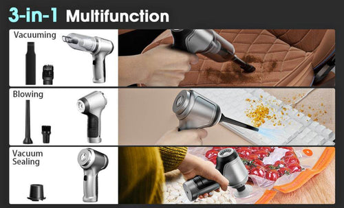 3-in-1 Ultimate Portable High-Power Cordless Vacuum Cleaner