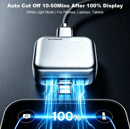 KUWAJIA™ Smart Auto Power Cut-Off Charging Adapter | Charge Smarter, Sleep Better