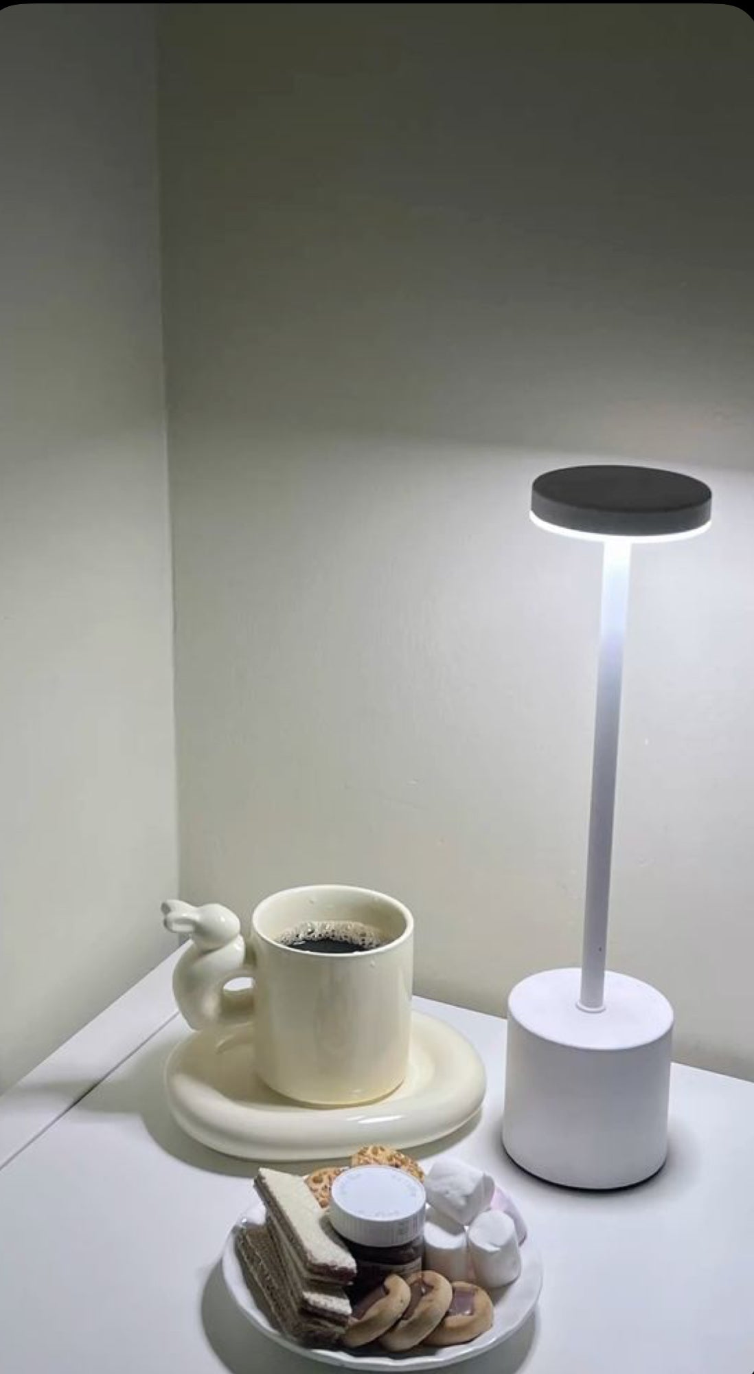✨ Rechargeable Metal Touch Lamp