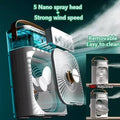 5-Spray Nano Mist Portable Air Cooler & Desktop Fan