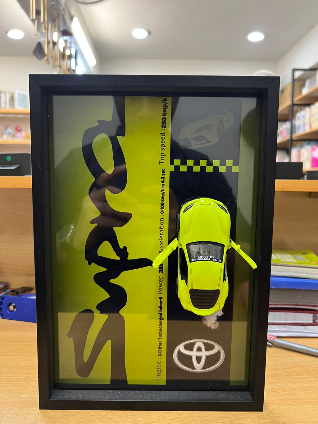 Nissan GT-R 3D Frame – Premium Car Wall Art Décor