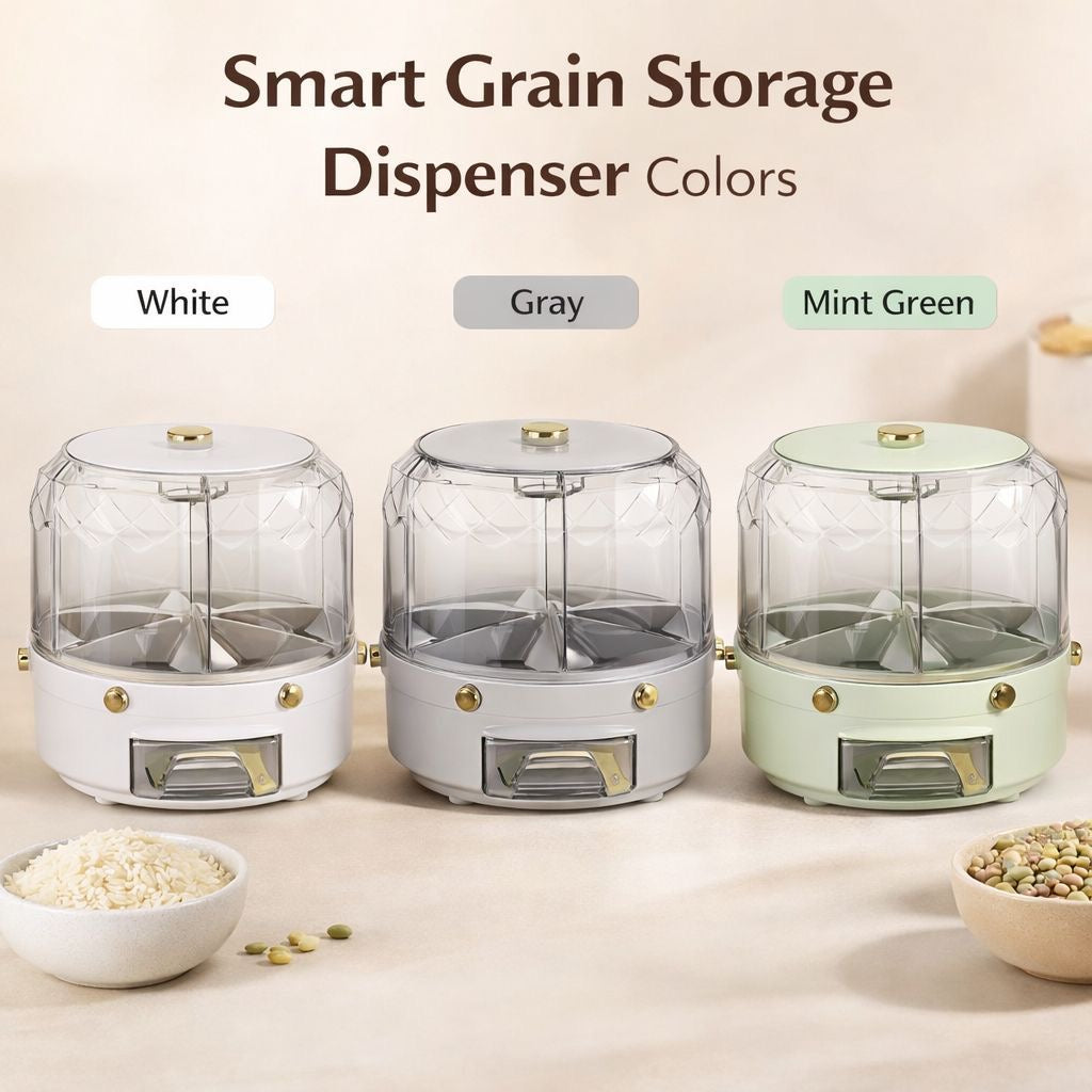 The Grand Carousel™ 6-in-1 Smart Grain Dispenser