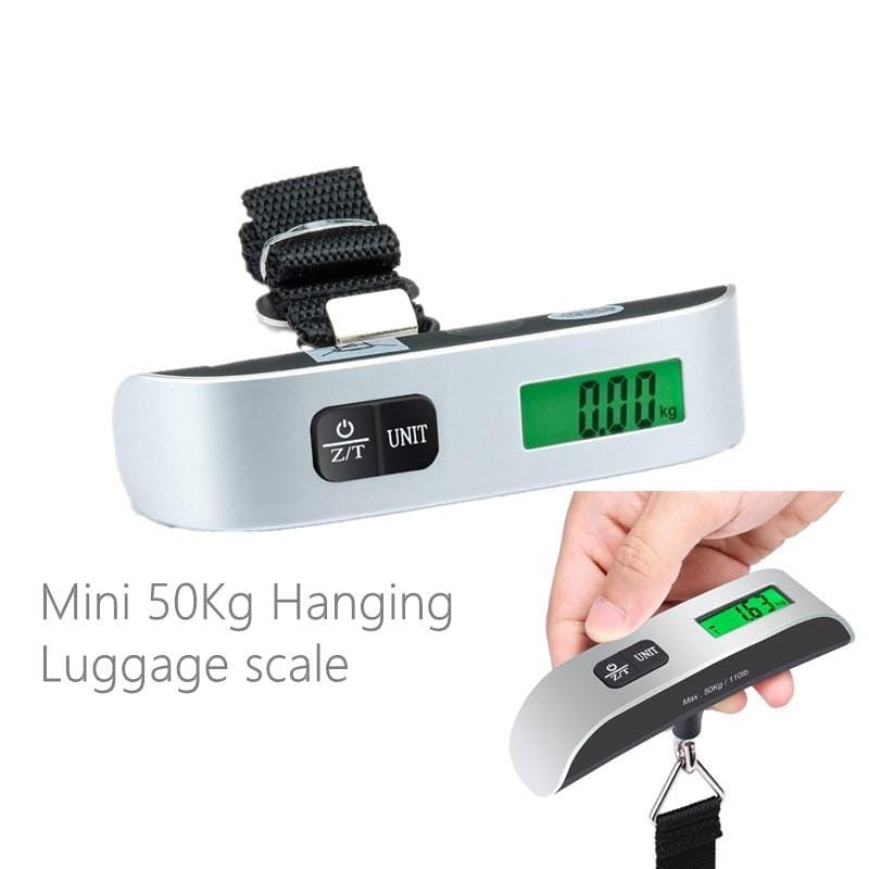 Portable Digital Luggage Scale – Travel Weight Checker (Up to 50KG)