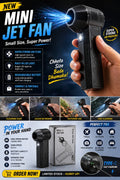 Turbo Mini Jet Fan – 130,000 RPM Portable Air Blower