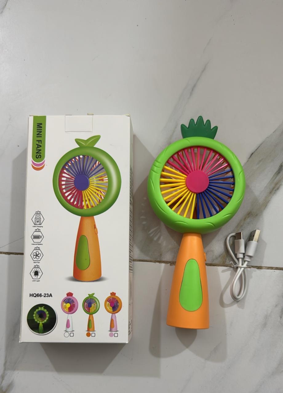 Mini Handheld Portable Fan – Cute Rechargeable Cooling Fan