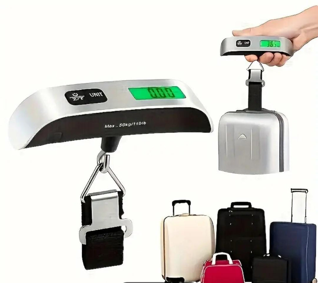 Portable Digital Luggage Scale – Travel Weight Checker (Up to 50KG)