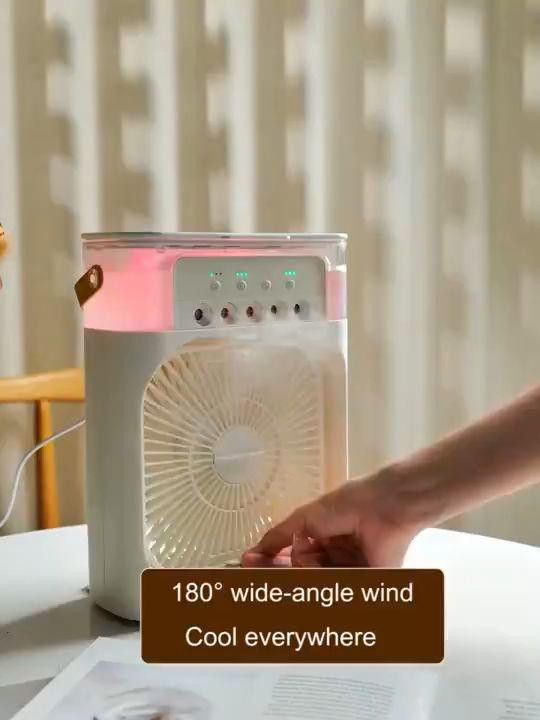 5-Spray Nano Mist Portable Air Cooler & Desktop Fan