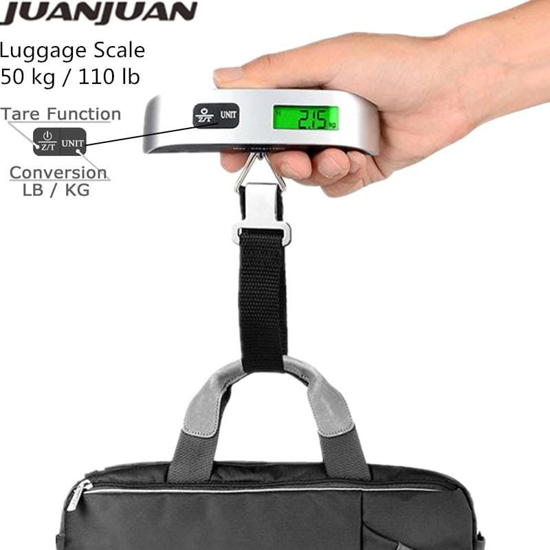 Portable Digital Luggage Scale – Travel Weight Checker (Up to 50KG)