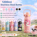 Premium 1200ml Stainless Steel Kids Water Bottle