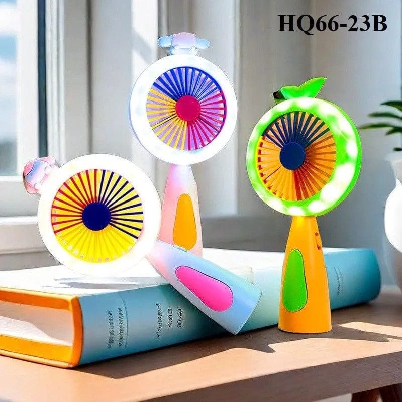 Mini Handheld Portable Fan – Cute Rechargeable Cooling Fan