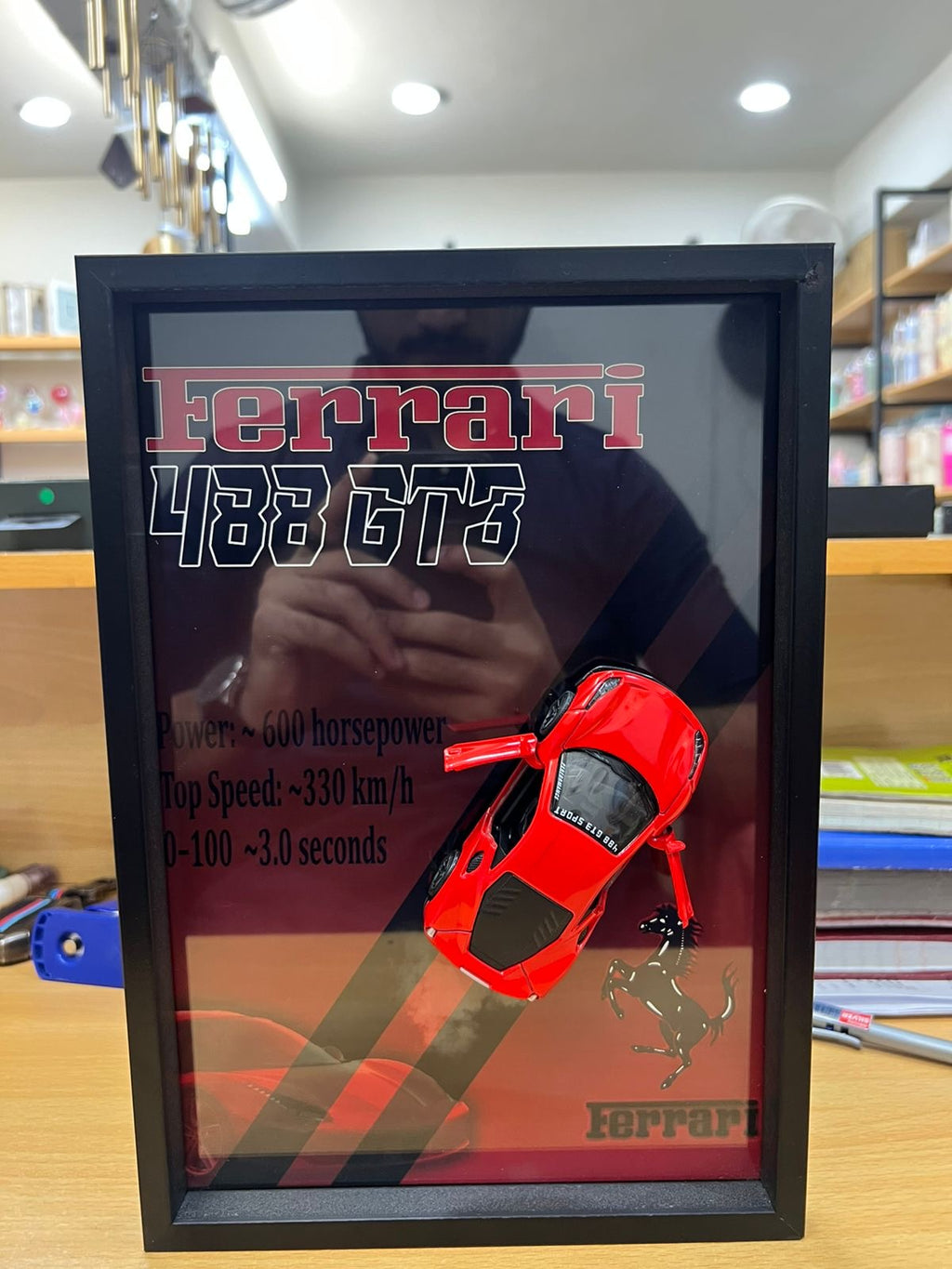 Nissan GT-R 3D Frame – Premium Car Wall Art Décor