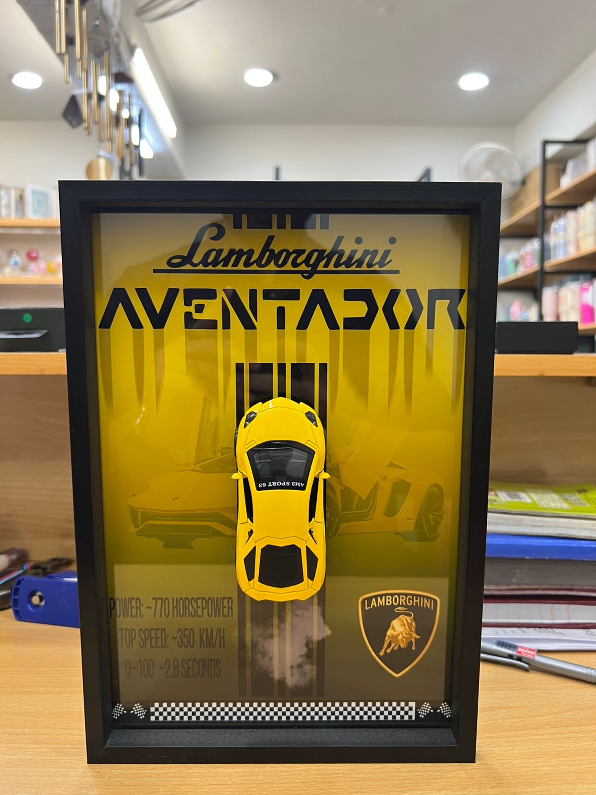 Nissan GT-R 3D Frame – Premium Car Wall Art Décor