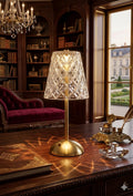 Diamond Crystal Table Lamp – Luxury Gold Touch Lamp