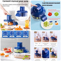 Automatic Electric Food Chopper – Multi-Function Fruit & Vegetable Cutter with One-Touch Operation