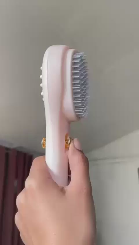 2-in-1 Self-Cleaning Pro Hair Brush – Instant Hair Removal Technology
